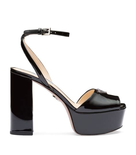 prada patent leather sandals